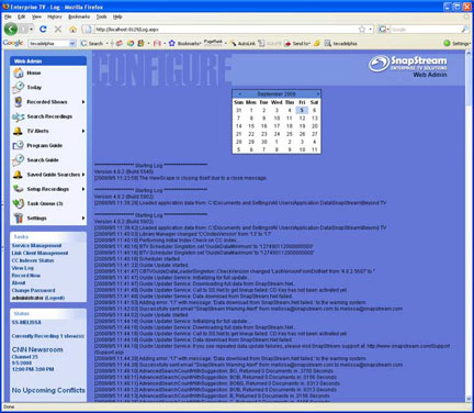 Detailed View Log