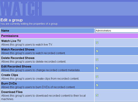 edit group